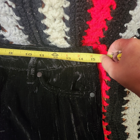 Wrangler black velvet flares.FIRM - Picture 7 of 7